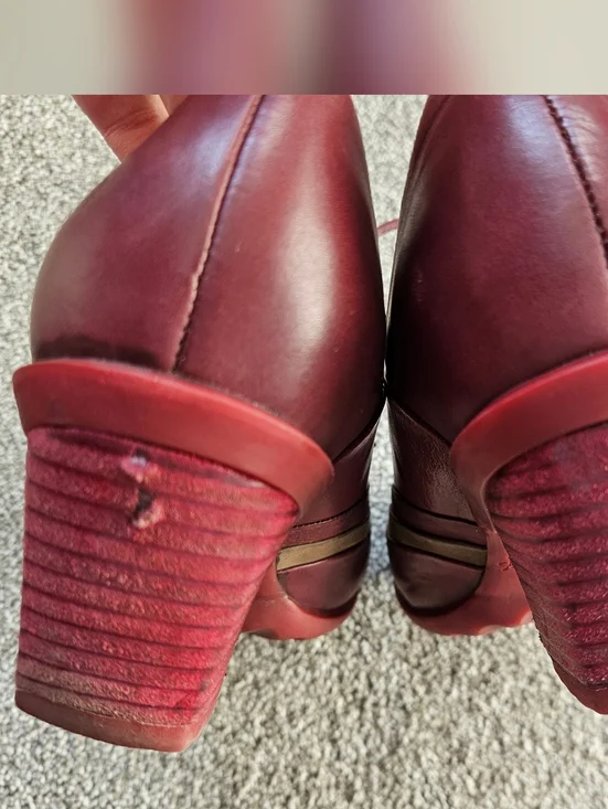 Fluevog Hopefuls Vow In Burgandy Fits Like 9-9.5 Size 10 Rounded Toe Laces - Picture 7 of 16